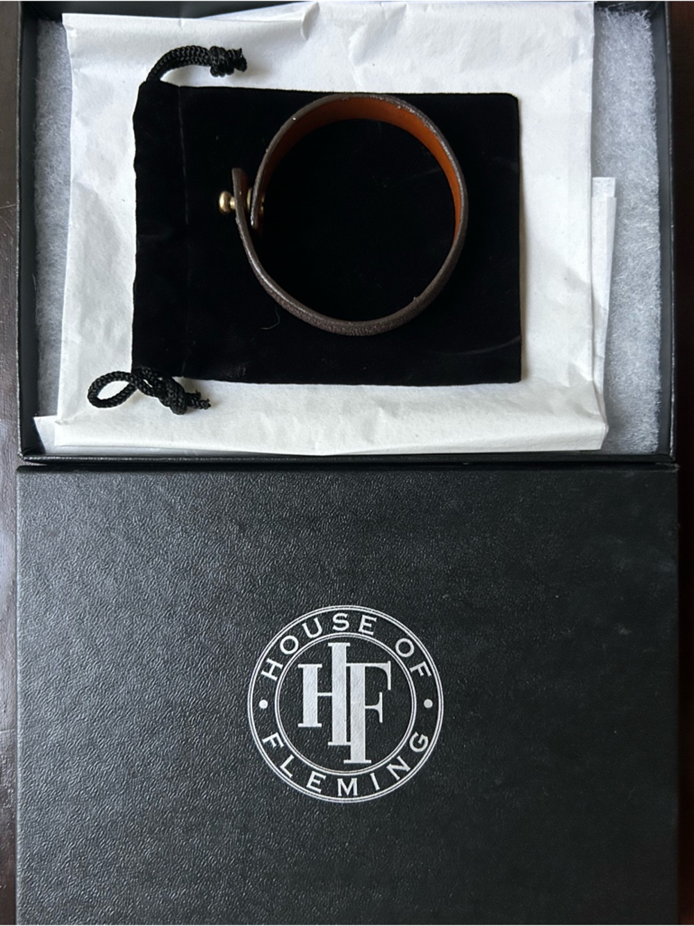 Black Leather Wrap Bracelet